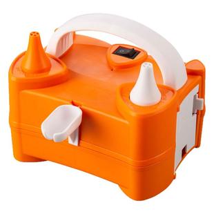 双孔电动气球打气筒生日派对长条充气工具便携式移动打结器充气泵