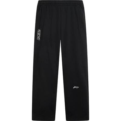 李宁宽松男印花卫裤运动裤