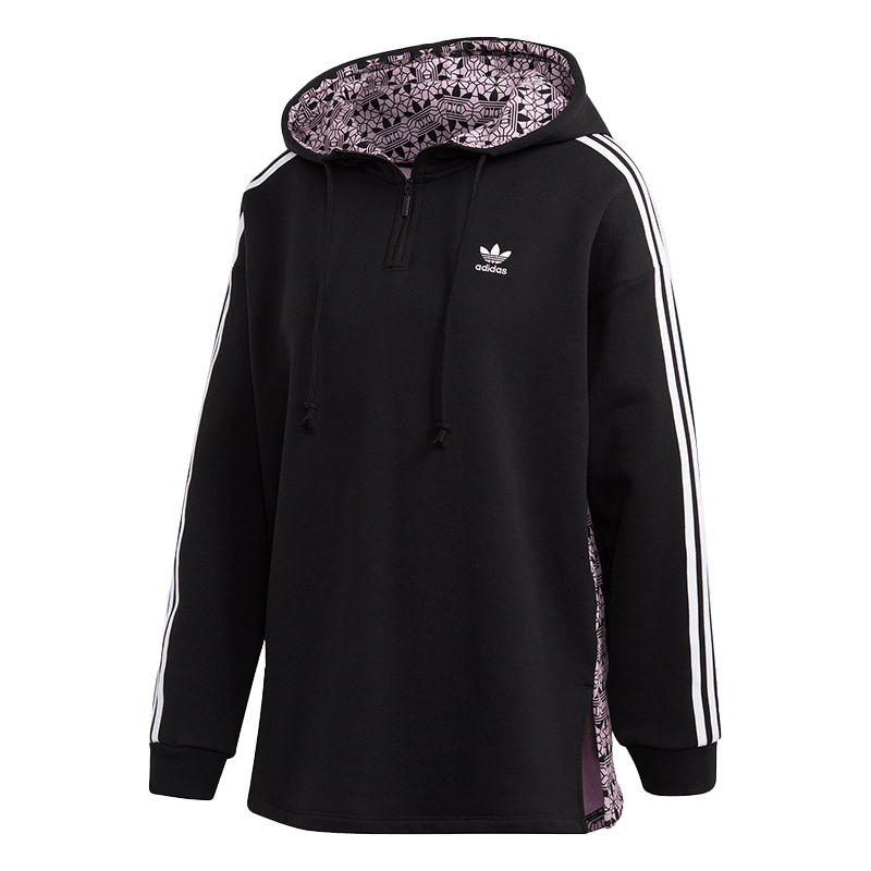 Adidas/阿迪达斯正品三叶草AOP SWEAT HOODY女子运动套头衫FU1744