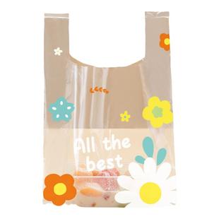 透明背心袋加厚马夹袋定制食品袋外卖打包袋塑料袋购物手提袋批发