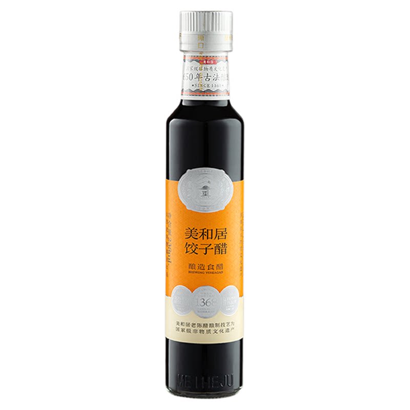 【美和居-国家非遗】饺子醋专用山西特产老陈醋食用0添加238ml