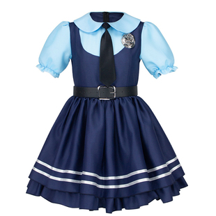 万圣节朱迪兔 尼克狐狸动漫服 兔子朱迪cos兔警官全套服装兔耳朵