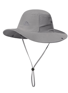 伯希和牛仔登山帽男女夏季大帽檐