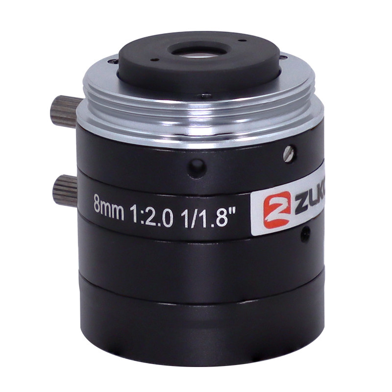 工业相机镜头4mm8mm12mm75mm广角定焦C口手动光圈5MP低畸变镜头FA