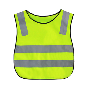 儿童马甲反光衣小学生安全幼儿园背心荧光警示服班服防护马夹外套