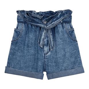 MARANT ETOILE PIERINE法式花苞高腰牛仔短裤女