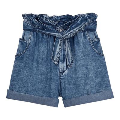 MARANT ETOILE PIERINE法式花苞高腰牛仔短裤女