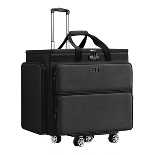 家用台式电脑拉杆外设包电竞显示器主机配件万向轮拉杆包全套电竞机箱液晶键盘设备大容量收纳包搬家运输包箱