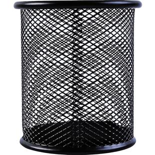 晨光文具 笔筒 网格金属多功能笔插办公笔类收纳简约网纹创意时尚化妆刷收纳筒笔盒学生用文具固定整理收纳架