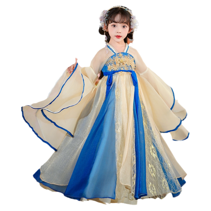 兰花仙子花神汉服小女孩2024