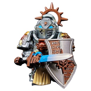 战锤40K灰骑士适用于乐高终结者战棋星际战士黑圣堂人仔积木玩具6