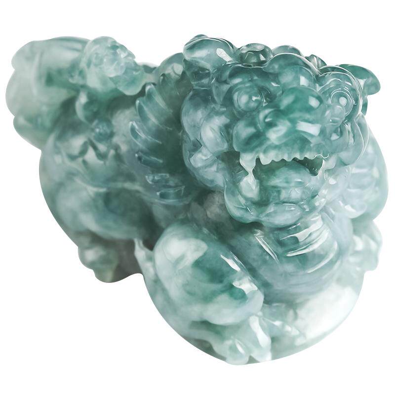 缅甸翡翠貔貅吊坠手把件正品