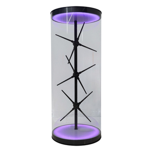 裸眼数字人3d全息风扇屏投影仪立体影像美女跳舞led旋转显示屏幕