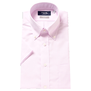 镰仓男士衬衫短袖修身版易打理商务夏季衬衣kamakurashirts日本制