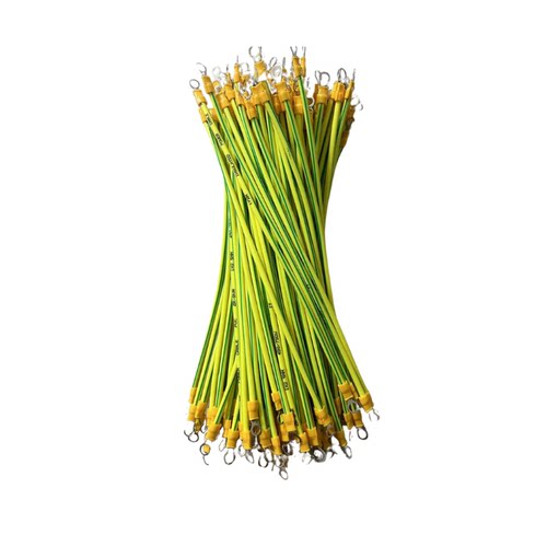 阻燃BVR黄绿双色线太阳能光伏板接地小黄线组件静电箱桥架跨接线