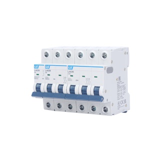 LS小型断路器LA63N 1P 2P 3P 4P C6A 10A 16A 20A 25A 32A 63A