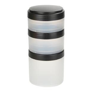 运动健身三层摇摇杯可独立粉盒便携式分装带药丸增肌粉奶蛋白粉