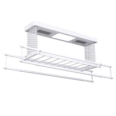 盼盼雅时光智能电动晾衣架烘干智能语音多功能升降晒衣架遥控三排