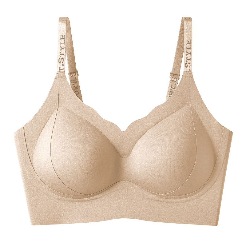 TK初禾念无痕内衣女固定杯小胸聚拢夏季薄款运动背心无钢圈文胸