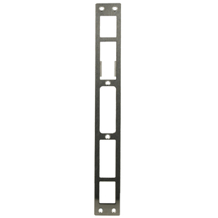 霸王锁体门框扣片防盗门锁配件不锈钢导向片加厚锁片压条扣盒锁槽