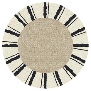 圆形地毯卧室电脑椅隔音垫衣帽间化妆凳椅子垫客厅躺椅摇摇椅地垫