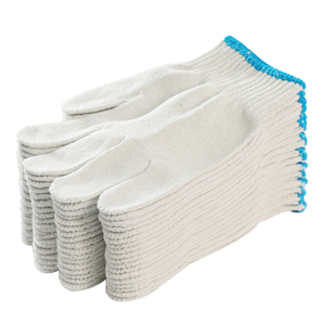 手套劳保耐磨工作加厚尼龙500克600克700白棉纱劳工工地捕鱼造船