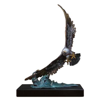 铜金岁月大鹏展翅开业礼品老鹰