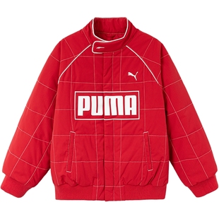 PUMA彪马官方童装新儿童男童冬季羽绒服赛车系列时尚潮流拉链外套