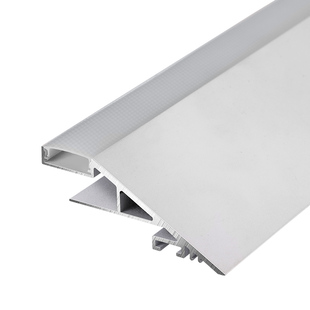 薄如蝉翼斜面反光灯槽悬浮吊顶45度发光回型吊顶灯带斜边收口灯槽