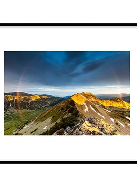 YELLOW KORNER法国原装进口《Rainbow Over the Mountain》装饰画