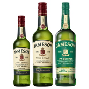 【尊美醇】原味威士忌精酿桶爱尔兰威士忌占美神700ml行货500ml