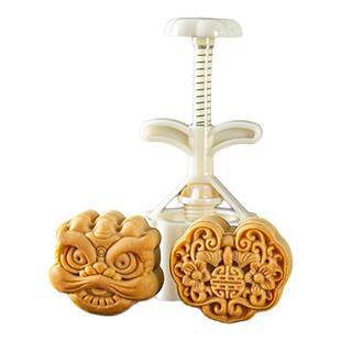 月饼模具新款家用手压式2025按压烘焙磨具食品级广式75克50g国潮