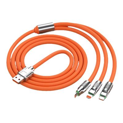 120w机客线一拖三快充数据线