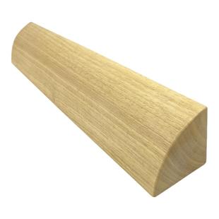 艾扬格实木瑜伽砖四分之一圆砖弧形砖辅助斜木板瑜伽辅具拉伸木砖