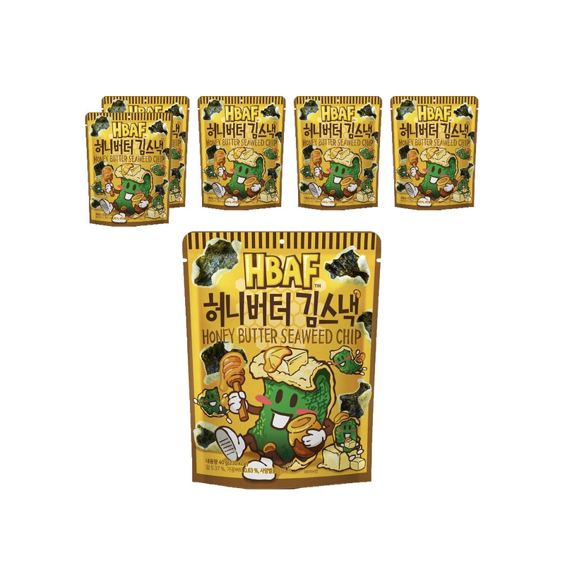 韩国直邮HBAF海苔脆40g多口味