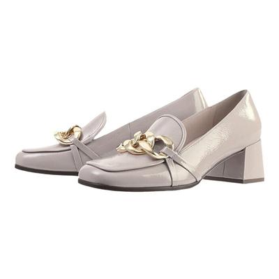 奥地利Hogl时尚链扣中跟乐福鞋