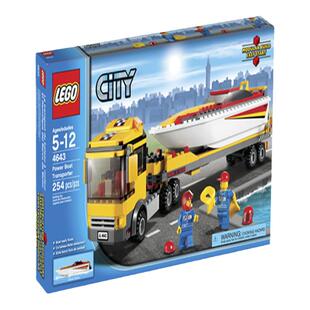 乐高拼插正品LEGO港口系列动力运输船4643积木玩具绝版原装8048