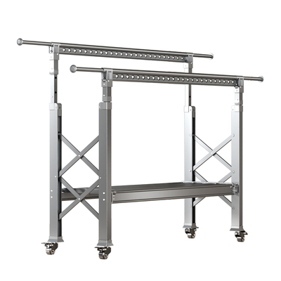 铝合金可伸缩升降折叠一卡即用