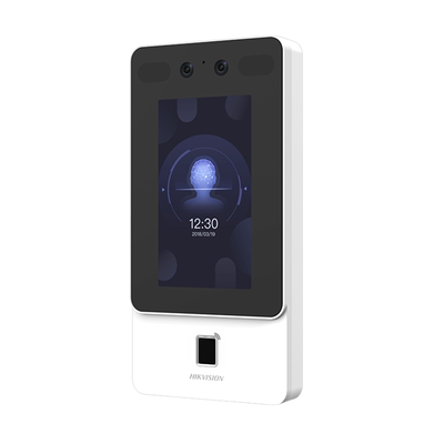 海康威视人脸识别门禁机人脸指纹刷卡考勤机电锁远程开门对讲D11