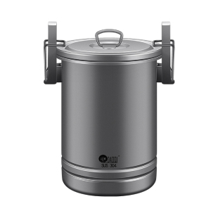 岛奇户外登山徒步露营煮饭神器304不锈钢便携蒸煮锅多功能炊具