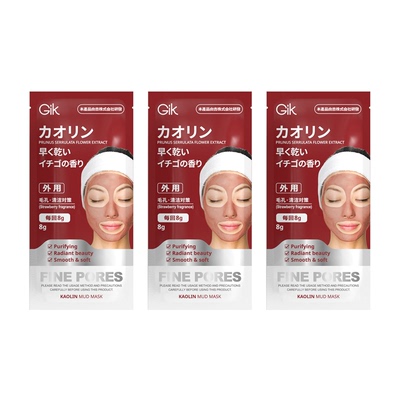 Gik樱花高岭土涂抹泥膜面膜