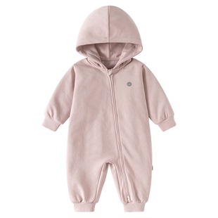 Oakmont婴儿连体衣秋冬宝宝爬服磨毛发热