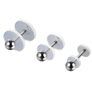 小飞碟食品级硅胶透明防增生耳骨钉养耳洞耳堵软垫片防内陷耳蜗钉