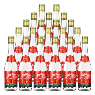 西凤酒七两半45度绵柔凤香型375ml20瓶西风酒陕西光瓶白酒整箱