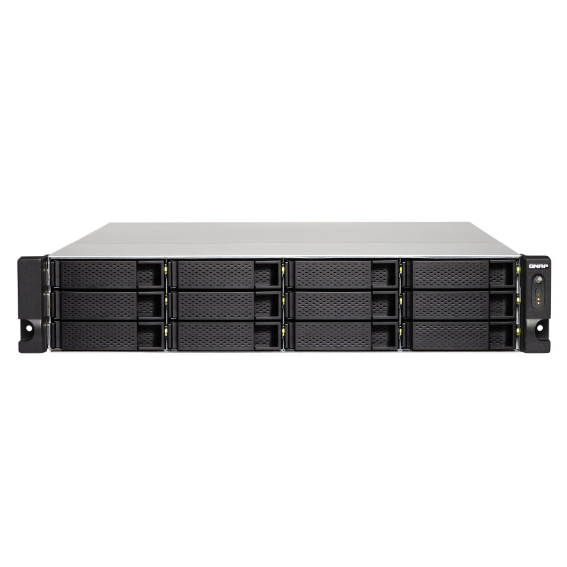 【官方专卖】威联通(QNAP)TS-1232PXU-RP-4g企业级机架式十二盘NAS网络存储器企业级文件服务器共享备份