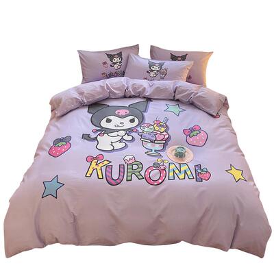 无印良品库洛米全棉四件套儿童房