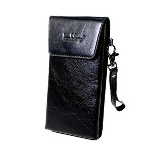 包利登真皮穿皮带薄款竖式手机腰包5.0 5.5 6.0  6.4 7.12寸腰套