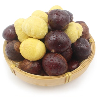 【新下树】正宗新鲜生现摘丹东板栗5斤栗子锥去毛球油栗仁蔬罗田