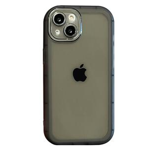 佳子秀弧形黑白适用iphone13手机壳15pro苹果17透明 16promax保护套15promax情侣17pro加厚11简约14全包镜头