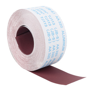 jb-5软布卷家具金属打磨砂皮4寸手撕砂布卷沙皮木工60-1000目砂纸